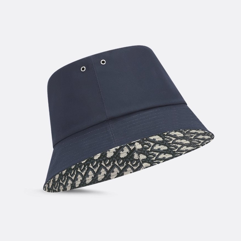NWOT Dior Reversible Teddy-D Small Brim Bucket Hat M/L